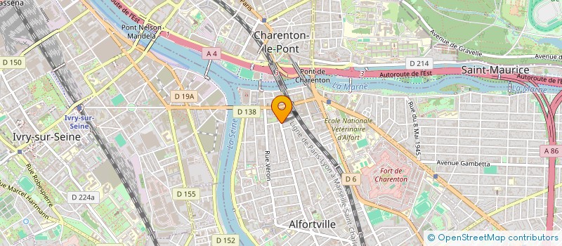 localisation de l'entreprise MONSIEUR SANDROU HOSTUS à ALFORTVILLE