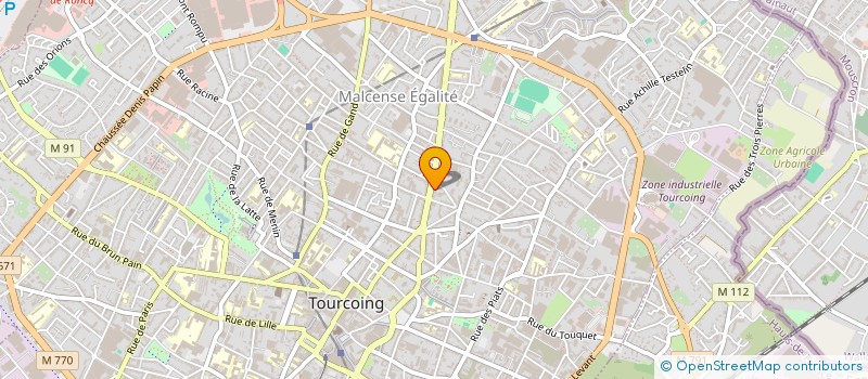 localisation de l'entreprise MONSIEUR SANDY BARBE  TOURCOING