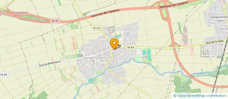 localisation de l'entreprise MONSIEUR SANDY BOUCHER  GEISPOLSHEIM