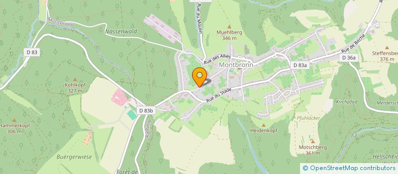 localisation de l'entreprise MONSIEUR SANDY BRUNAGEL  MONTBRONN