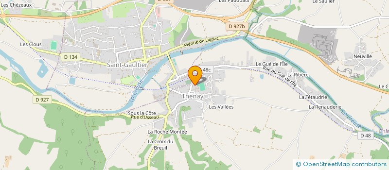 localisation de l'entreprise MONSIEUR SANDY DUVAL à THENAY