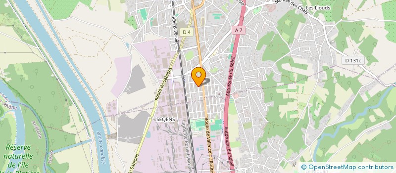 localisation de l'entreprise MONSIEUR SANDY FERRET  SALAISE-SUR-SANNE