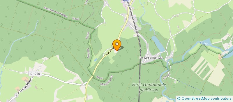 localisation de l'entreprise MONSIEUR SANDY FREMIN  ANOR