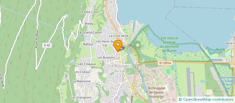 localisation de l'entreprise MONSIEUR SANDY GARCIA  LE BOURGET-DU-LAC