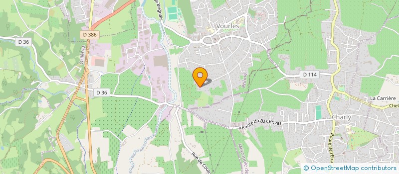 localisation de l'entreprise MONSIEUR SANDY GERVAIX  VOURLES