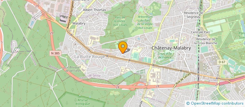 localisation de l'entreprise MONSIEUR SANDY JEANSON  CHATENAY-MALABRY