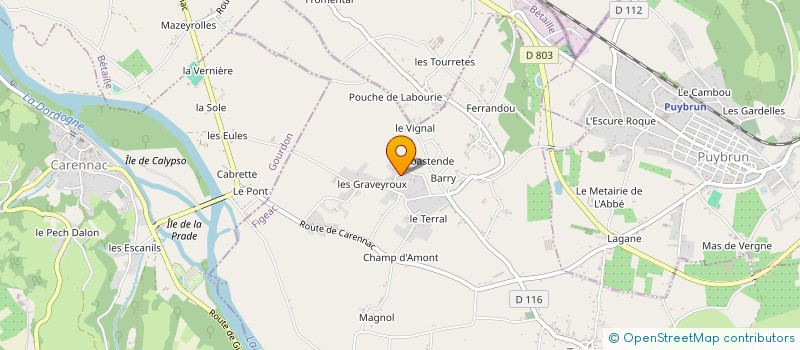 localisation de l'entreprise MONSIEUR SANDY LAGRENEE  TAURIAC