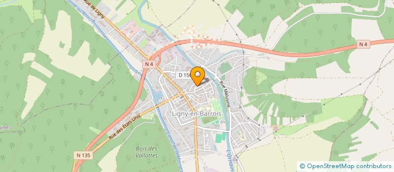 localisation de l'entreprise MONSIEUR SANDY LEBRUN  LIGNY-EN-BARROIS