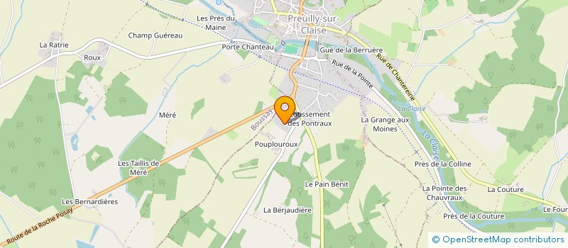 localisation de l'entreprise MONSIEUR SANDY MASSONNEAU  PRESSAC