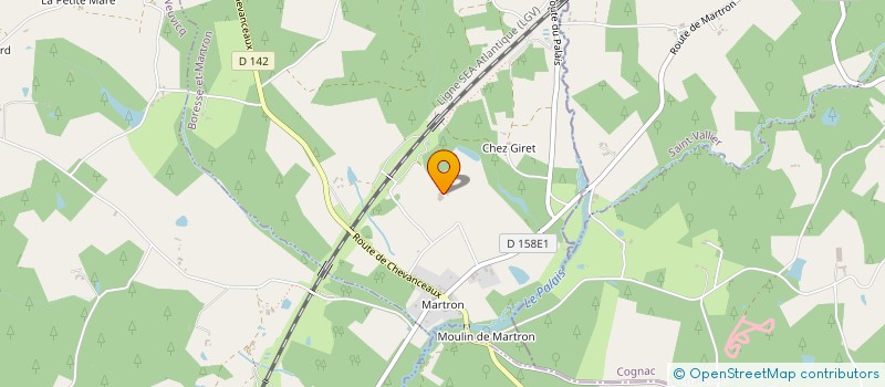 localisation de l'entreprise MONSIEUR SANDY MATHIGOT  BORESSE-ET-MARTRON