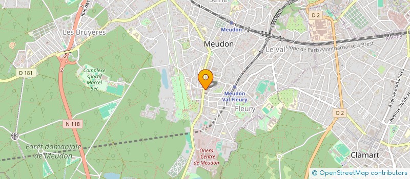 localisation de l'entreprise MONSIEUR SANDY MERCIER à MEUDON