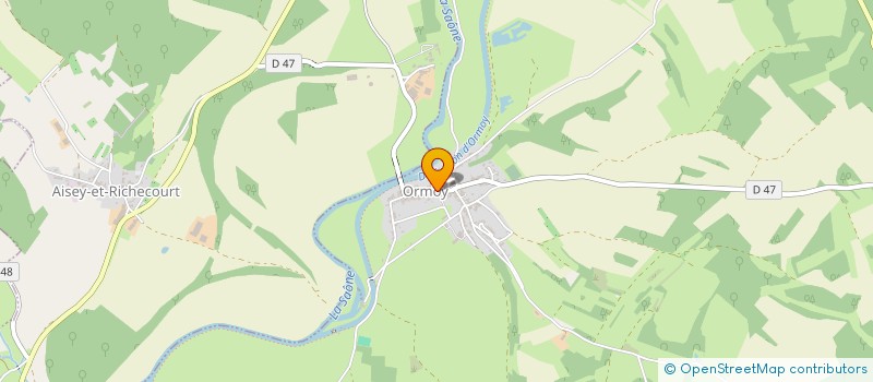 localisation de l'entreprise MONSIEUR SANDY MOUREY  ORMOY