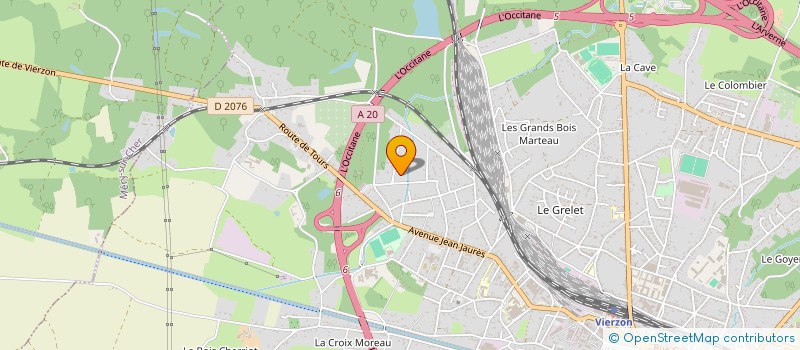 localisation de l'entreprise MONSIEUR SANDY MULLER  VIERZON