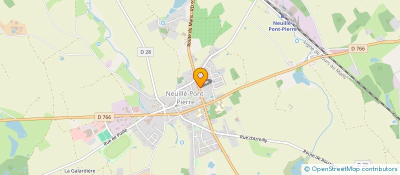 localisation de l'entreprise MONSIEUR SANDY PAULE  NEUILLE-PONT-PIERRE