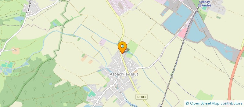 localisation de l'entreprise MONSIEUR SANDY PEPIN  ASPACH-MICHELBACH