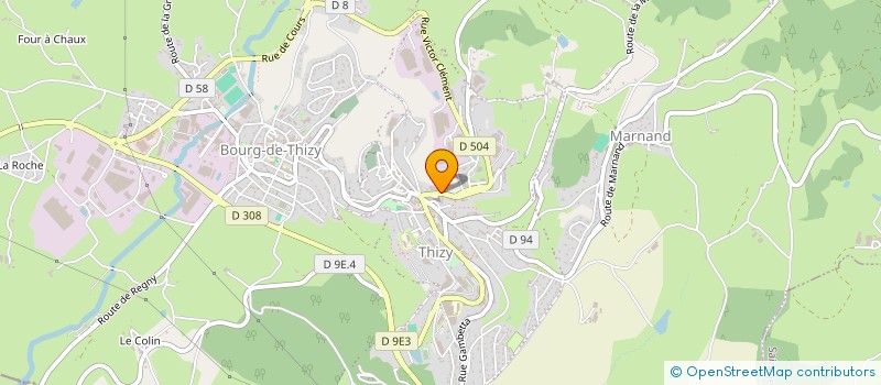 localisation de l'entreprise MONSIEUR SANDY ROBILLARD  THIZY-LES-BOURGS