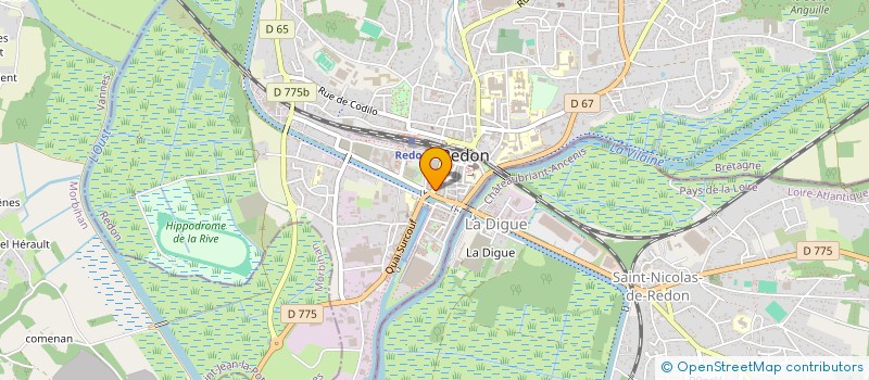 localisation de l'entreprise MONSIEUR SANDY ROLLE  REDON