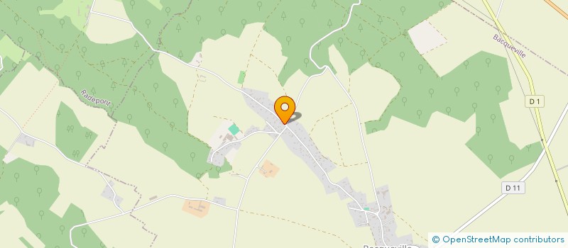 localisation de l'entreprise MONSIEUR SANDY SPIQUEL  BACQUEVILLE