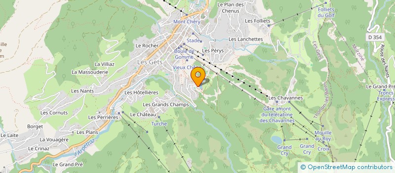 localisation de l'entreprise MONSIEUR SANDY TELLIER à LES GETS
