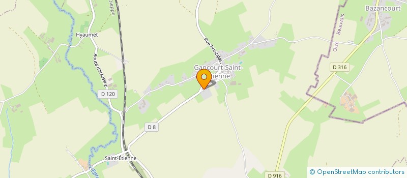 localisation de l'entreprise MONSIEUR SANDY TROGNON  GANCOURT-SAINT-ETIENNE