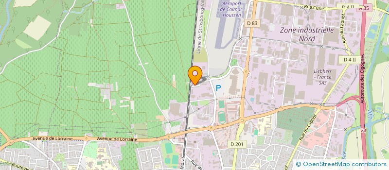 localisation de l'entreprise MONSIEUR SANDY WAGNER  COLMAR