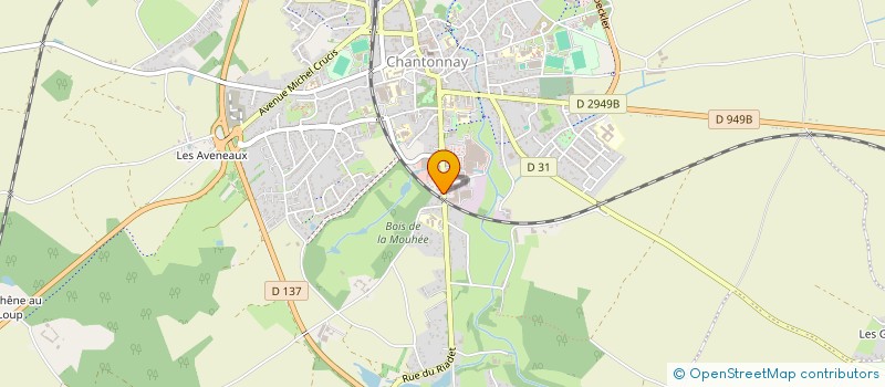 localisation de l'entreprise MONSIEUR SANDYS EGBE-TABI  CHANTONNAY