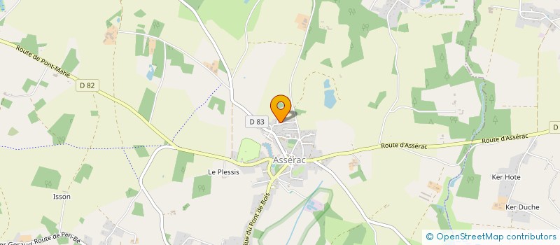 localisation de l'entreprise MONSIEUR SANE ALLEE  ASSERAC