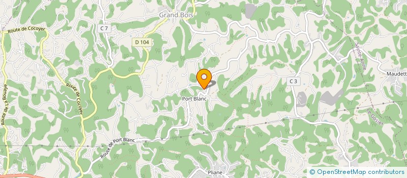 localisation de l'entreprise MONSIEUR SANEL FERDINAND  LE GOSIER