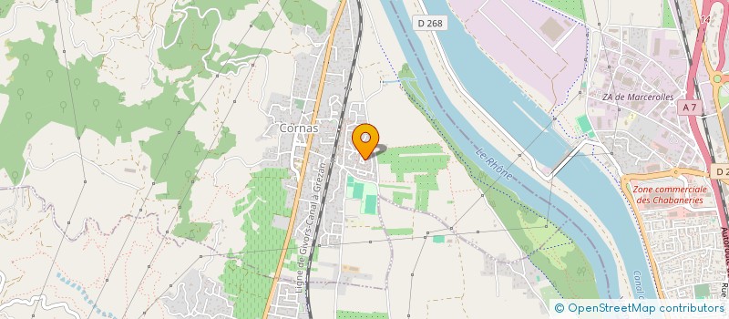 localisation de l'entreprise MONSIEUR SANEL KUMAR  CORNAS