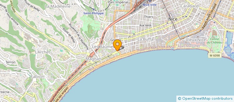 localisation de l'entreprise MONSIEUR SANEL MUMINOVIC à NICE
