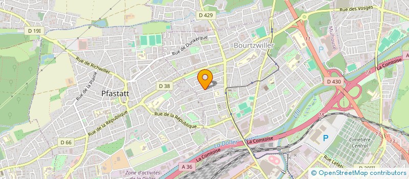 localisation de l'entreprise MONSIEUR SANEL TURSUNOVIC  MULHOUSE