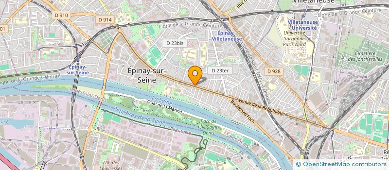 localisation de l'entreprise MONSIEUR SANGA ANKINI à EPINAY-SUR-SEINE