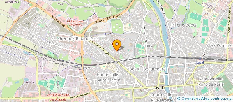 localisation de l'entreprise MONSIEUR SANGAR HAMID à LAVAL
