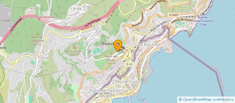 localisation de l'entreprise MONSIEUR SANGAR NIAZAY  BEAUSOLEIL