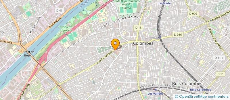 localisation de l'entreprise MONSIEUR SANGOULE DIAWARA à COLOMBES
