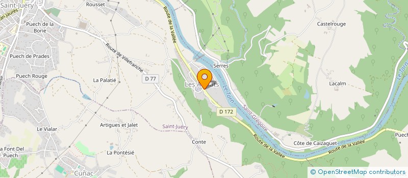 localisation de l'entreprise MONSIEUR SANI-BEL VIS  SAINT-JUERY