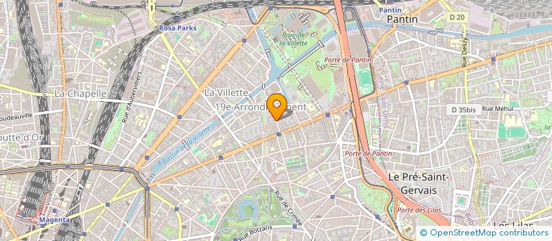 localisation de l'entreprise MONSIEUR SANI JEAN-ARTHUR BOUAKI  PARIS