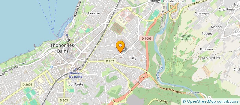 localisation de l'entreprise MONSIEUR SANID LOKMIC à THONON-LES-BAINS