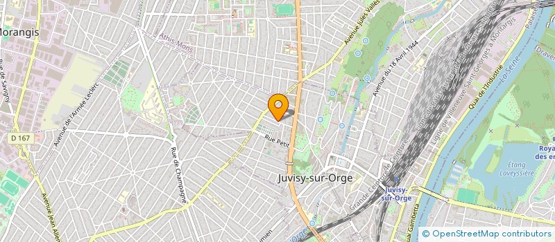 localisation de l'entreprise MONSIEUR SANISSY HAMED DOSSO à JUVISY-SUR-ORGE