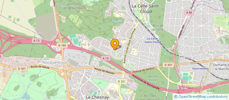 localisation de l'entreprise MONSIEUR SANJAYA KURUPPU  LA CELLE-SAINT-CLOUD