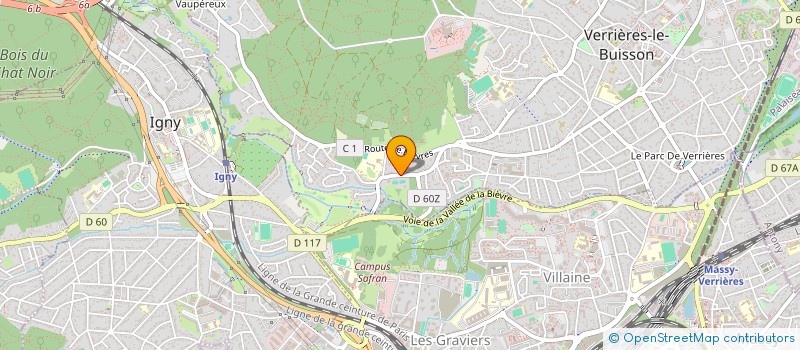 localisation de l'entreprise MONSIEUR SANJEEV GULATI  VERRIERES LE BUISSON