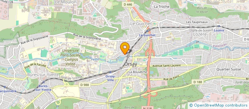 localisation de l'entreprise MONSIEUR SANJEEV PANDEY à ORSAY