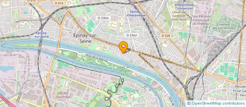localisation de l'entreprise MONSIEUR SANJIF KUGATHASALINGAM à EPINAY-SUR-SEINE