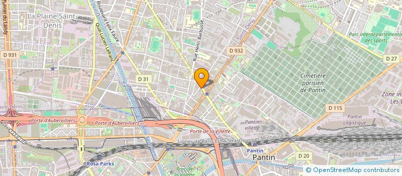 localisation de l'entreprise MONSIEUR SANJOY BARUA  AUBERVILLIERS