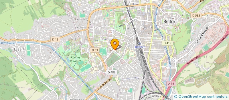 localisation de l'entreprise MONSIEUR SANJOY DEBNATH  BELFORT