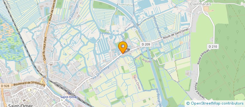 localisation de l'entreprise MONSIEUR SANKAR ANOUAR  SAINT-OMER