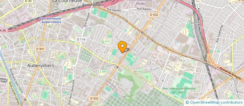 localisation de l'entreprise MONSIEUR SANKAR CHANDRA DAS  AUBERVILLIERS