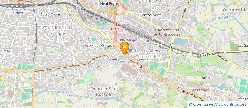 localisation de l'entreprise MONSIEUR SANKOUMBA DIABY  AVIGNON