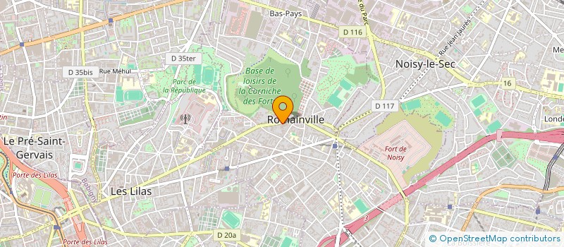 localisation de l'entreprise MONSIEUR SANKOUMBA DIABY à ROMAINVILLE