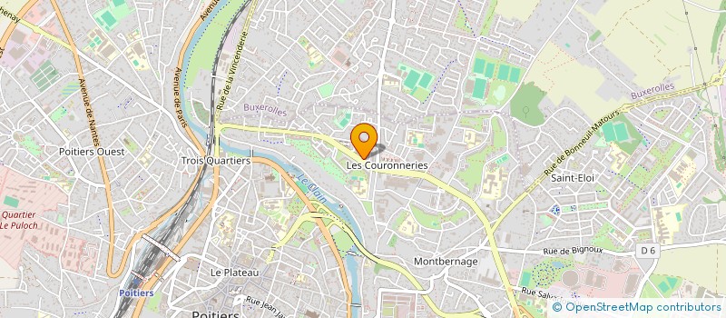 localisation de l'entreprise MONSIEUR SANKOUMBA DRAME  POITIERS